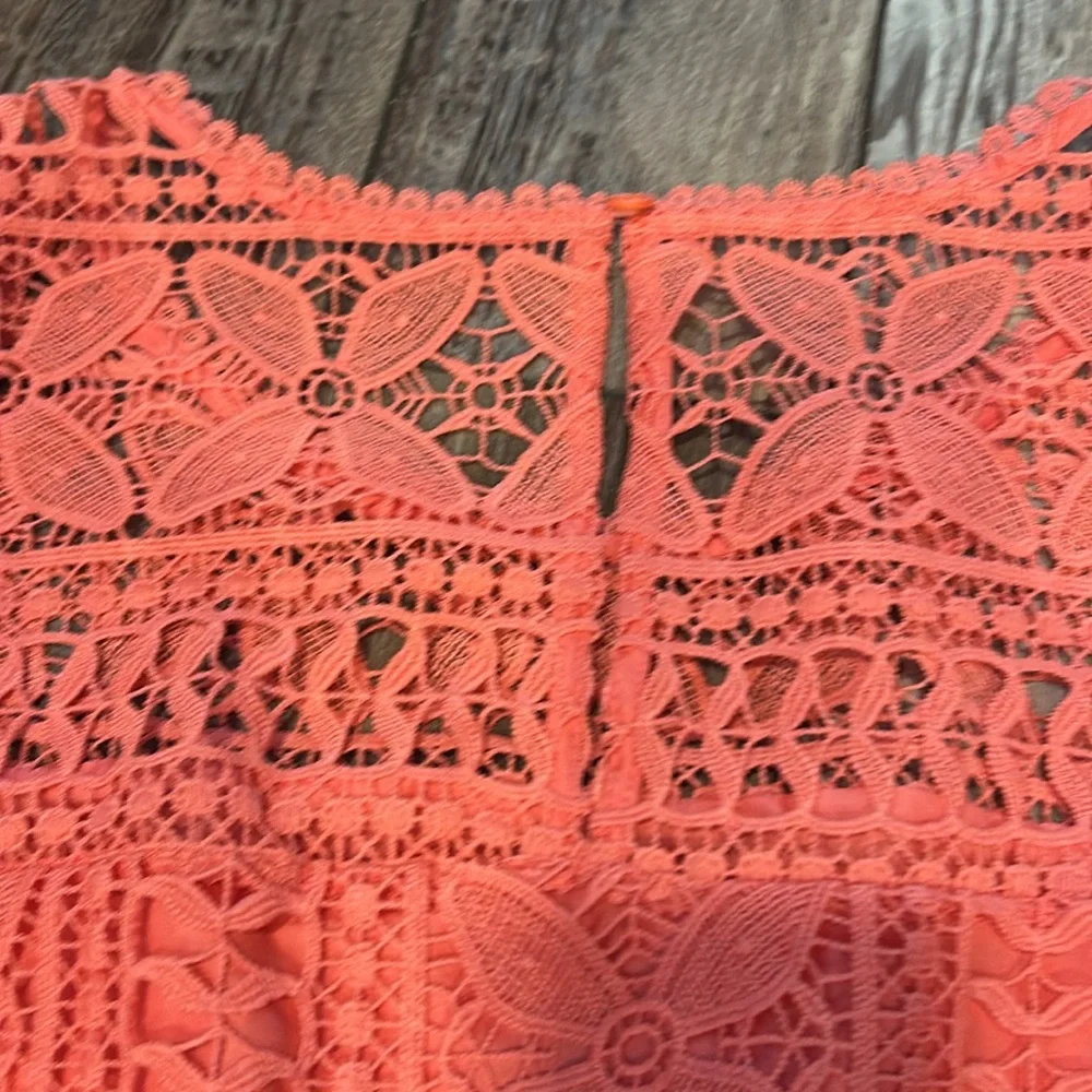 BB Dakota Sandra Mini Dress in Coral 🪸 Sugar Size M - Picture 10 of 11